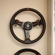 isis Wall Mount For Steering Wheel Quick Release Hub