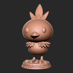 6.png Archivo OBJ Torchic - Modelo de impresión 3D de Pokemon・Design para impresora 3D para descargar