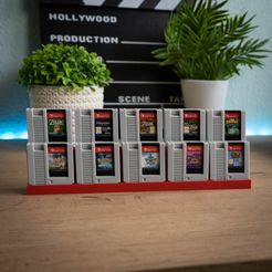 DSC02012.jpg STL file Nintendo Switch game base for Nes cartridge games・3D printer design to download