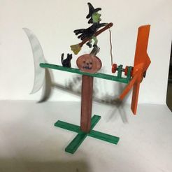 witch.jpg Fichier STL gratuit Tourbillon d'Halloween・Objet pour impression 3D à télécharger