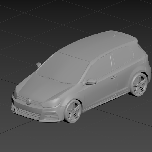 🏌️ Golf R 2010・ OBJ File for 3D printing・Cults