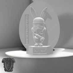 PhotoRoom-20230517_154702.jpg Free STL file star wars egg easter・3D printable model to download