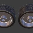 e3.JPG TMB Style wheel - Front and rear with tires for diecast and RC