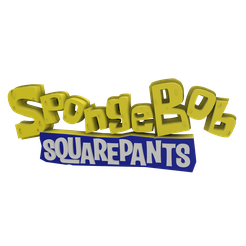 1.png STL file 3D MULTICOLOR LOGO/SIGN - Spongebob Squarepants・Design to download and 3D print