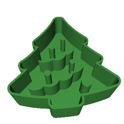 emporte pièe sapin de noël.png Archivo STL Cortador de árboles de Navidad・Diseño para descargar y imprimir en 3D