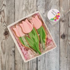 Tulip-rosado.jpeg Tulips cookie cutter