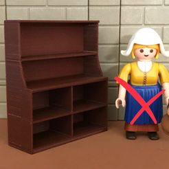 s-l1600-4.jpg STL file MINIATURE SHELF FURNITURE MINIATURE CRIB FIGURES SCALE FIGURES PLAYMOBIL・Design to download and 3D print