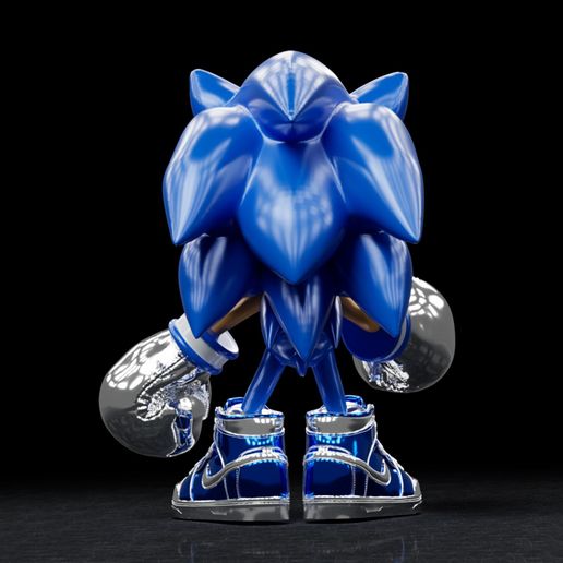 sonic boxer 3D model