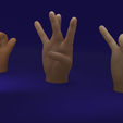 Hände2.png Hand Gestures - Spiderman, Westside & Shaka sign "hang loose" Ronaldinho Gesture