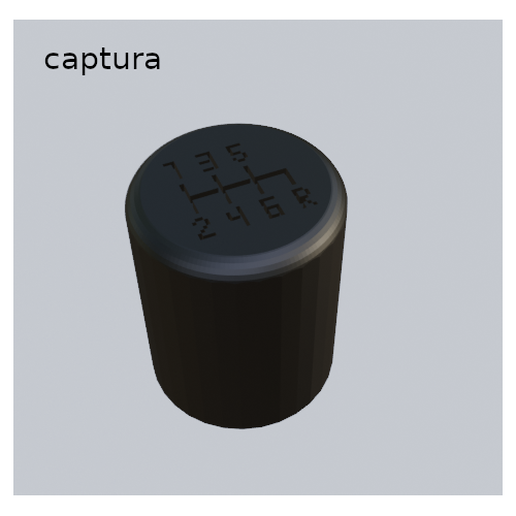 Gear shift knob. Gear shift knob. (135_246R) 3D model