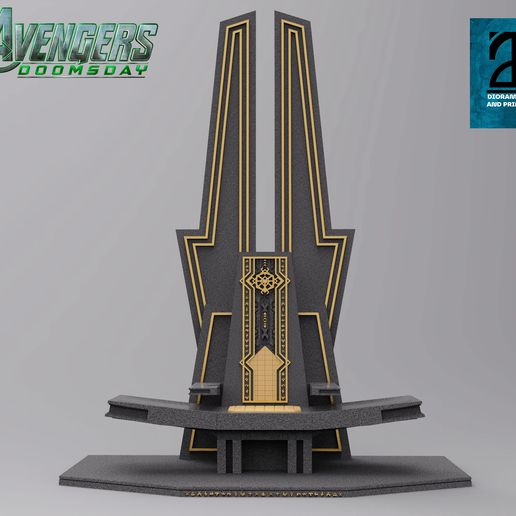 AVENGERS DOOMSDAY DR. DOOM'S THRONE