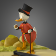 tbrender_005.png Ducks Tales diorama Scrooge Mc Duck Donald duck Huey Duey Luey