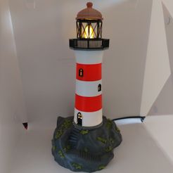 20230826_172217.jpg STL file Lighthouse Lamp Super Easy Print・3D printer design to download