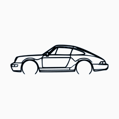 Porsche-911-964-Carrera-2-S.png Fichier STL Porsche 911 (964) Carrera 2 S・Modèle pour impression 3D à télécharger