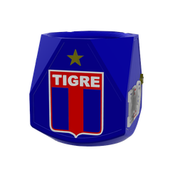 Mate-Tigre-1.png Archivo STL Mate Tigre Campeón LPF Argentina・Plan para descargar y imprimir en 3D, Gnuswis