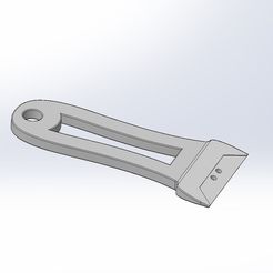Razor-blade-holder.jpg 3D printer spatula / Razor blade holder