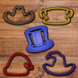 todos.png Hats cookie cutter set