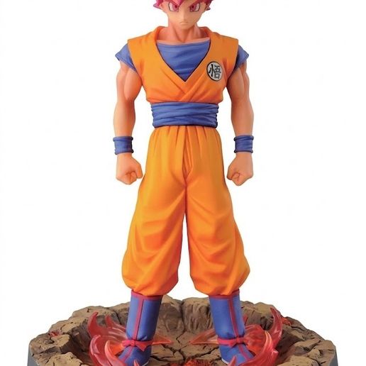 FIGURAS DRAGON BALL (GOKU SUPER SAIYAYIN DIOS)