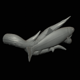 pstruh-24.png rainbow trout underwater statue on the wall detailed texture for 3d printing