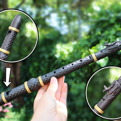 27412e32-787f-430a-a3aa-a400ae0e314d.png Samurai flute with dragon appearance