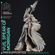 Vus-8.jpg Vus - Spear Maiden to Morrigan - Deity Fight Club - PRESUPPORTED - Illustrated and Stats - 32mm scale