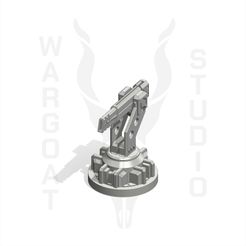 OBJ-OTUR251.jpg STL file Auto Turret / Defensive Turret・3D printer design to download