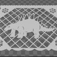 stgo.jpg Stegosaurus Dia de Muertos Paper Cuttings
