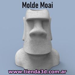 molde-moai-1.jpg Moai Flowerpot Mold