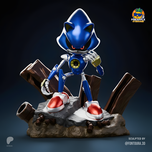 Metal-Sonic-4.png Sonic The Hedgehog - Metal Sonic