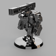 Render 11.png XV88-4 Polaris Battlesuit / Sci-Fi / 28mm Miniature