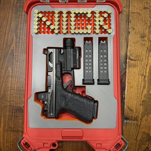 Glock G19 Organizer Insert for Milwaukee PACKOUT 48-22-8436