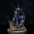 Painted-1.jpeg NINJA KAGEROU – THE SMOKE LEADER 32 mm (STL) Dark Fantasy NINJA D&D Table Top Board Game