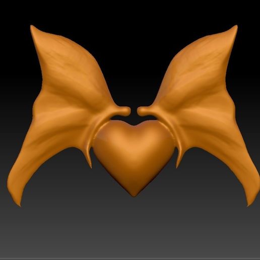 Heart with butterfly pendant.jpg STL file Heart with butterfly pendant・3D printable design to download, Majs84