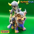 dogknight2.jpeg FANTASTICRAFT3D - Viking Dog - Flexi FDM 3D Print model