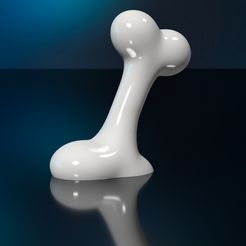 KnochenSampleV1.jpg Archivo 3D Deco Dog Bones STL 3D Print Model High Polygon・Modelo para descargar e imprimir en 3D