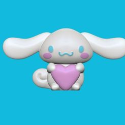 FRENTE.jpg STL file Cinnamoroll heart sanrio・3D printing design to download