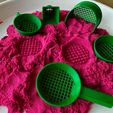 Sieves-1.jpeg Set of Sieves with different for Children's Sensory Play