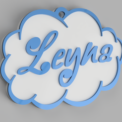 Leyna.PNG Fichier STL porte-clés avec nom・Modèle à télécharger et à imprimer en 3D
