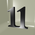 CC11.png House number, numbered stakeout N°11