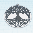 tree-of-life-pandant-round-1.png Tree of Life pendant, printable Sacred Tree decoration, spiritual wall art decor, tag, keychain, fridge magnet