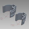 ga.png Snap-fit flashlight wall mount
