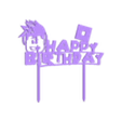 Roblox cake topper file.stl Roblox Cake Topper