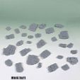 Copplestone_BAsetoppers_Set1_Print02.jpg Archivo 3D Flagstone Basetoppers - Kit de detalle de base sin soporte・Modelo para descargar y imprimir en 3D