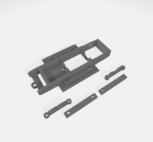 Airfix Beetle chassis - 3D model önizlemesi