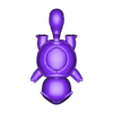 ixpatch_squirtle_flexi_spinner_v2_glasses.stl Archivo STL Squirtle Spinner - Pokémon Flexi Articulado (impresión en el lugar, sin soportes)・Modelo de impresora 3D para descargar, IXPatch