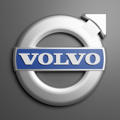 1.png Archivo STL gratis Logotipo de Volvo・Objeto de impresión 3D para descargar, Zarkkar