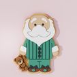 Agios-Vasilis-without-green.jpg Santa Claus Pyjamas #3 Cookie Cutter