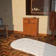 vintage_interior_render1.jpg 3D file Vintage Interior 3D Scene・3D printer model to download