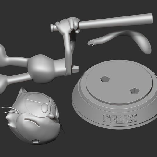 Print3D.jpg Télécharger fichier Félix le chat • Design pour imprimante 3D, nlsinh