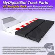 MDS_TRACK_AllStraightsPack_Render3b.jpg MyDigitalSlot All Straights Pack, 3D printed DIY track parts for your 1/32 Slot Car Racing Game